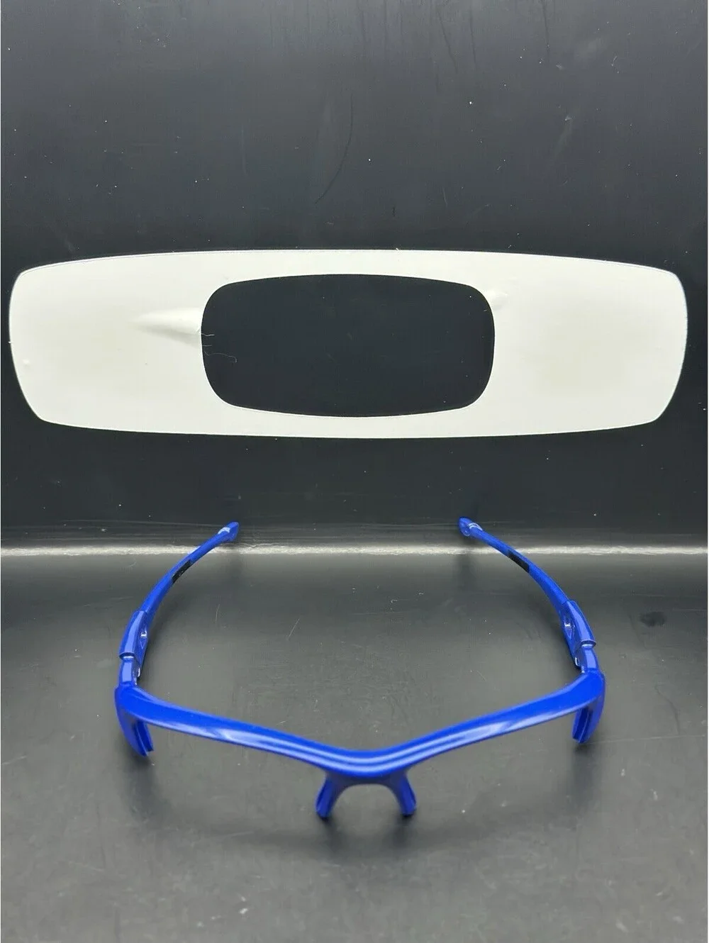 Oakley Flak Jacket Team Blue/Polished Blue Frame